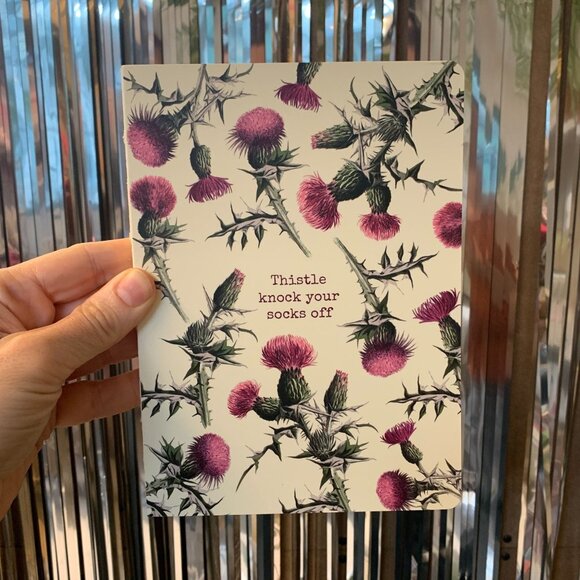 Thistle Knock Your Socks Off Double-Sided Journal | 160 Lined Pages Notebook - Picture 5 of 8